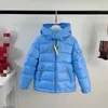 키즈 코트 소년 다운 코트 여자 디자이너 겨울 클로즈 베이비 옷 후드 페이션 재킷 두꺼운 따뜻한웨어 글로스 붉은 블루 블라 1522245