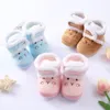 Botas First Walkers Winter Warm Born Toddler 1 Ano bebê Meninas Meninos Sapatos Sola Macia Pele Neve 018M 221125