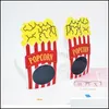 Autres fournitures de fête d'événement Creative New Popcorn Lunettes de soleil Halloween Décorations de fête de Noël Lunettes drôles Nouveauté Cadeau 8 5Sf Dhkde