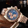 クロノグラフaaaaa luxury Watches for men mechanics wristwatch Century Mens Alloy 6-pin Full Working 5H4pデザイナー