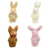 6 cm Mini mignon joint rempli poupée cadeau pour maison de poupée décoration anniversaire gâteau décors en peluche lapin porte-clés faveurs de fête J220729