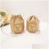 Enrole de presentes Novo criativo Kraft Paper Candy Gift Wrap Boxes Lantern Hex￡gono Favores de casamento Bolsas de chocolate embalagem 20211224 DHX7P