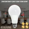 Ampoule LED -lamp E27 Licht E14 Lamp Spotlight 240V Kroonluchter 3W 6W 9W 12W 15W 18W 20W Candel Home Power Bollen