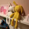 507090cm Creative Funny Plush Bunny Toys Super Soft Animals Long Rabbit Dolls Filled Foldears Rabbit Baby Sussen Doll J220729