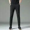 Pantalons pour hommes 2022 Luxe Droit Business Casual Hommes Haute Qualité Designer Printemps Automne Mâle Loisirs Long Pantalon Formel