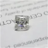 느슨한 보석 2x210x10mm 흰색 D 컬러 vvs1 공주 컷 Moissanite Stone과 GRA 인증서 드롭 배달 보석 DHGARDEN DHESQ