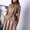 Femmes cuir 2022 arrivée Wome décontracté véritable veste courte vrai manteau