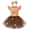 فستان عيد الميلاد الأميرة الشهير لطفلة طفل الحفلات Cosplay Costume Dance Wears Cute Girls Dress FS7836 B1125