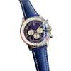 Assista a cronógrafo moda aaaaa designer de luxo século relógios para assistir homens mecânicos mecânicos marca watchwatch lazer seis agulha trabalhando gany