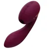 Sucking y vibración flexible femenina 2 en 1 con 3 chupas y 10 vibraciones crujientes de juguetes sexuales para adultos para mujeres parejas