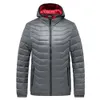 's Wol Blends Hoodied Jas Casual Effen Kleur Uitloper Korea Parka Winter Streetwear Warme Waterdichte Jas Mannen 221125