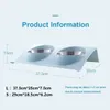 Cat Bowls & Feeders Raised Stand Stainless Steel Double Bowl Dish Simple Environmental Pet Dog Grain Food Feeder Drink Dispenser Container