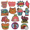 Wholesale 100Pcs PVC No Bad Days Girl Bear Car Cupcake Ice Cream Buckle Decorations For Bracelet Button Clog Adult Gift