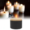 Lagringsflaskor 8oz Candle Tin 6pcs Pack med lock Bulk DIY Black Containers burk för att göra ljus konst hantverk gåvor2192