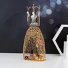 Bolsas de joalheria Innovative Gold Color Princess Dress Dress Fantasy Organizer for Desktop
