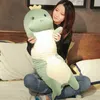 Kreative Neue Kawaii Schlafen Lange Dinosaurier Puppe Kuscheln Büro Seesack Kissen Spielzeug Für ldren Nette Kuschel Mädchen Geschenke J220729