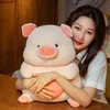 Cartoon Cute Pig With Clothes Plush Toys Stuffed Kawaii Animal Doll Soft Baby Gui Pillow For ldren Girls Birthday Gift J220729