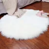 Carpets Bedroom Mat Artificial Textile Seat Pad Skin Fur Area Rugs Warm Soft Sheepskin Rug Chair Cover Decoration Wool Hairy Carpet