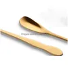 Coffee Scoops Stainless Steel Long Ladle Dessert Spoon Coffee Scoops Gold Rainbow Stirring Mug Ice Scoop Home Kitchen Dining Coffeew Dh9P2