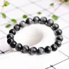 Natural Hawk Eye Stone Beads Strands Bracelets Luxury Bracelet Jewelry for Men Gift