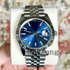 Luksusowy zegarek 41 mm DATEJust 126334 Blue Index Jubilee Fled Bezel Men's3235 Automatyczne zegarek200R