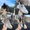 Män flödesneakers Runner Trainers Designer Shoes Shoes Casual Shoe Fashion Suede Zipper Rubber Runner Outdoor Shoe With Box No259