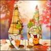 Party Favor Pumpkin Hat Rudolph Faceless Doll Autumn Maple Leaf Party Gnomes Elf Toys Thanksgiving Festival Decorations Supplies For Dheln