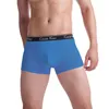 Mutande Intimo sexy Boxer da uomo Pantaloncini Mutandine di cotone Uomo Solido Custodia traspirante Cueca Bikini morbido di alta qualità Ragazzo maschio