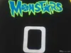 Koszykówka uniwersytecka nosi najwyższą jakość 1 męską kosmiczną Jam Alien Monstars Tune Squad Basketball Jerseys Moive Black Alien Szyty S-xxl