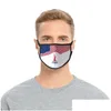 Maski projektantów Masowa maska ​​wiatrówka Mascarilla Respirator Adts Dzieci Cat USA flaga wiszące ucha ordde dhgarden dhmat