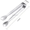 Other Drinkware Home Coffee Cube Sugar Tongs Stainless Steel Clamp Kitchen Bar Ice Serving Dining Drinkware Tools Drop Delivery Garde Dhakf