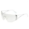 Солнцезащитные очки алмазные щиты щиты 2000 -х годов Негабаритные солнцезащитные очки Y2K Женская мода безрамные квадратные хрустальные солнцезащиты Mens236f