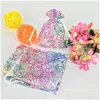 Annan hemlagringsorganisation Thin Gaze Gifts Packaging Bag Colorf Coral Pouch Party Wedding Decor Cosmetics Jewellry B DHGARDEN DHP5T