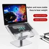 Stand para laptop de mesa de carro Compatível para MacBook Pro Air Notebook Titular dobrável Desk de alumínio Acessórios ajustáveis ​​portáteis