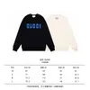 Men's Hoodies & Sweatshirts G new snowflake letter printing long sleeve sweater simple round neck men's and women's high-quality