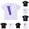 V lones Mens T-Shirts Women Designers Summer Loose Hip-Hop Tees Fashion Brands Tops Man S Casual Shirt Luxurys Clothing Street Shorts Sleeve Clothes Tshirts