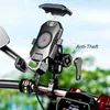 Auto 12V Motorrad Telefon Halter Drahtlose Ladegerät Rückspiegel Lenker Drahtlose Qi/USB C PD Schnell Telefon ladegerät Halter Halterung