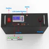 48V 100AH ​​5kWh LifePO4 Bateria de pacote Lithium 108% Capacidade 32 Parelel 6000 Ciclo pode RS485 Comunicação para Estoque Solar dos EUA