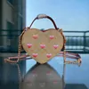 Bolsos de noche Diseñadores Bolsos de hombro Moda Mujer Coabag de lujo Cartera Marcas famosas Bolso Bolsos de mujer Bolso cruzado Cadena de cuero Corazón de amor