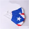 Designer maskerar bomulls ansiktsmask USA flaggor trycker stjärnor mascarillas återanvändbar tvättbar dammtät respirator cyklin dhgarden dhosr
