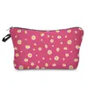 Sacs de rangement 3D Digital Daisy Impression Pochette étanche Ameublement Voyage Dames Sacs à main Dumpling Enveloppe Lavage Stockage B Dhxsc