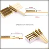 Cleaning Brushes Wood Handle Brass Wire Copper Brush For Industrial Devices Surface Inner Polishing Grinding Cleaning 6X16 Row Hand Dhytm