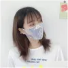 Designer maskers oorhangen type gezichten masker verstelbare zeemeermin pailletten gezicht maskers sunsn mascarilla buitenshuis goed uitziend stofdicht 4 dhlrs