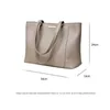 Bolsa de designer de couro genuíno sacolas para mulheres 2022 moda luxo grande capacidade de compras bolsa de ombro simplicidade urbana tendência bolsa
