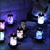 Decoração de partido Candle Light Desktop Decoração Creative LED Electronics Cup Ditem Lights Lamp Halloween decore Prop Factory D DHDJO