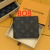 2023 Designer Louis Vuitton Short Purse for Men and Women ysl Short Purse for Women Leather gucci purse with box