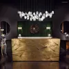 Kolye lambaları Özel Yapımı Düğün Ziyafet Balo Salonu Büyük Avize Sanat Cam Kristal Taş Aydınlatma El Villa Projesi için Büyük Lamba