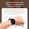 D18S Smart Watches Monitoraggio della frequenza cardiaca D18 Aggiornato Smart Watch Step Count Regoj Intelligent Wrist Owatch