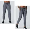 LL-C621 Pantalons pour hommes Tenues de yoga Hommes Courir Sport Pantalon de train respirant Vêtements de sport pour adultes Gym Exercice Fitness Wear Élastique à séchage rapide