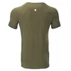 LL-FZ0888 MEN THERTS YOGA Outfit Mens Gym Clothing Exercise Wear Sportwear Train Running Lource Outdoor T241V